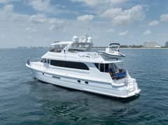 2000 Hatteras 75 Sport Deck "Island Dancer" photo 6