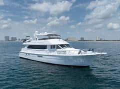 2000 Hatteras 75 Sport Deck "Island Dancer" photo 2