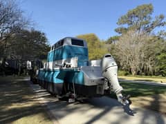2024 Custom Whitacre Yacht Design VW Bus Tritoon photo 8