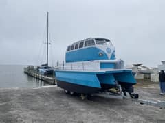 2024 Custom Whitacre Yacht Design VW Bus Tritoon photo 7
