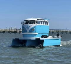 2024 Custom Whitacre Yacht Design VW Bus Tritoon photo 1