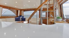2007 Viking 74 Enclosed Bridge "Never Settle" photo 6