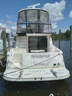 2002 Sea Ray 480 Sedan Bridge "LIFE IS GOOD TODAY" photo 6