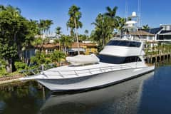2008 Viking 74 Enclosed Bridge photo 1
