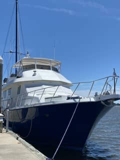 1994 Hatteras 70 Cockpit Motor Yacht "Lumber Away IV" photo 2