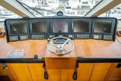 2008 Hatteras 77 Enclosed Bridge "Desperado" photo 2