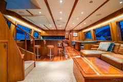 2008 Hatteras 77 Enclosed Bridge "Desperado" photo 3