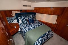 2002 Hatteras 65 Enclosed Bridge "MoonTan" photo 9
