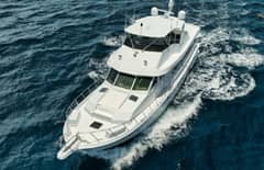 1998 Hatteras 74 Cockpit Motoryacht "HATT'S OFF" photo 3