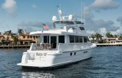 1998 Hatteras 74 Cockpit Motoryacht "HATT'S OFF" photo 4