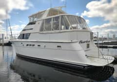 1996 Hatteras 50' Sport Deck "Heartbeat" photo 1
