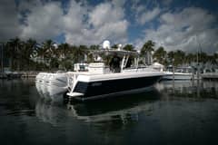 2002 Intrepid 377 Walkaround Cuddy "37 Intrepid 377 Walkaround / 2002" photo 6