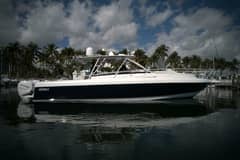2002 Intrepid 377 Walkaround Cuddy "37 Intrepid 377 Walkaround / 2002" photo 5
