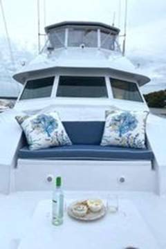 1989 HATTERAS 78 Cockpit Motor Yacht "NORTHER VENTURE" photo 2