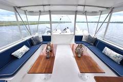 1989 HATTERAS 78 Cockpit Motor Yacht "NORTHER VENTURE" photo 5