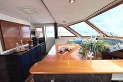 1989 HATTERAS 78 Cockpit Motor Yacht "NORTHER VENTURE" photo 9