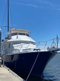 1994 HATTERAS 70 Cockpit Motor Yacht "LUMBER AWAY IV" photo 2