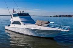 2002 VIKING 65 Enclosed Bridge "PRIME TIME" photo 3