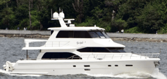 2014 HAMPTON YACHTS 760 Skylounge Motor Yacht "TIGER LILLI" photo 3