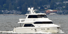 2014 HAMPTON YACHTS 760 Skylounge Motor Yacht "TIGER LILLI" photo 8