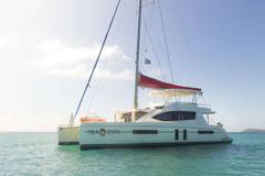 Sail crystal clear waters, snorkel coral reefs, explore uninhabited islands, or just relax to another beautiful sunset. Sea Esta offers the best in large, open decks and spaces for lounging, including a comfortable indoor salon, a breeze-filled flybridge with seating for 10, and the fun forward netted space to experience sailing firsthand. 

Sea Esta accommodates 10 guests in five staterooms. All rooms have en-suite bathrooms, air conditioning, and hanging closets. Part of the yachts unique layout includes two queen cabins on the main deck, each with access to a semi-private patio. The stairway down to the starboard side of the yacht brings you to two spacious queen cabins. The stairway down to the port side aft brings you to the fifth cabin which offers two twin beds. This room is excellent for siblings, teenagers, friends, or adults who prefer their own bed. 

*Crew occupy the forward queen cabin on port side, but can relocate to the double twin cabin upon request. Please give advanced notice to your Crew if requesting all 5 queen cabins