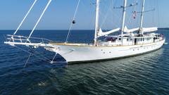This stunning Tri-Masted Schooner is the true definition of a Classic beauty and as a Coast Guard Certified Passenger Vessel offers capabilities very few other yachts in the world can match. She is ideal for those looking for that perfect private Family Excursion, Corporate Event or Brand Experience / Activation. Sleeping up to 36 guests and Certified to carry up to 100 passengers for Day Charter experiences, this rare offering is one of the most versatile Sailing Superyachts in the world. With a stellar charter history dating back to 2000, this incredible yachting lifestyle / hospitality platform can host a variety of both private charter as well as lifestyle and corporate entertainment experiences.