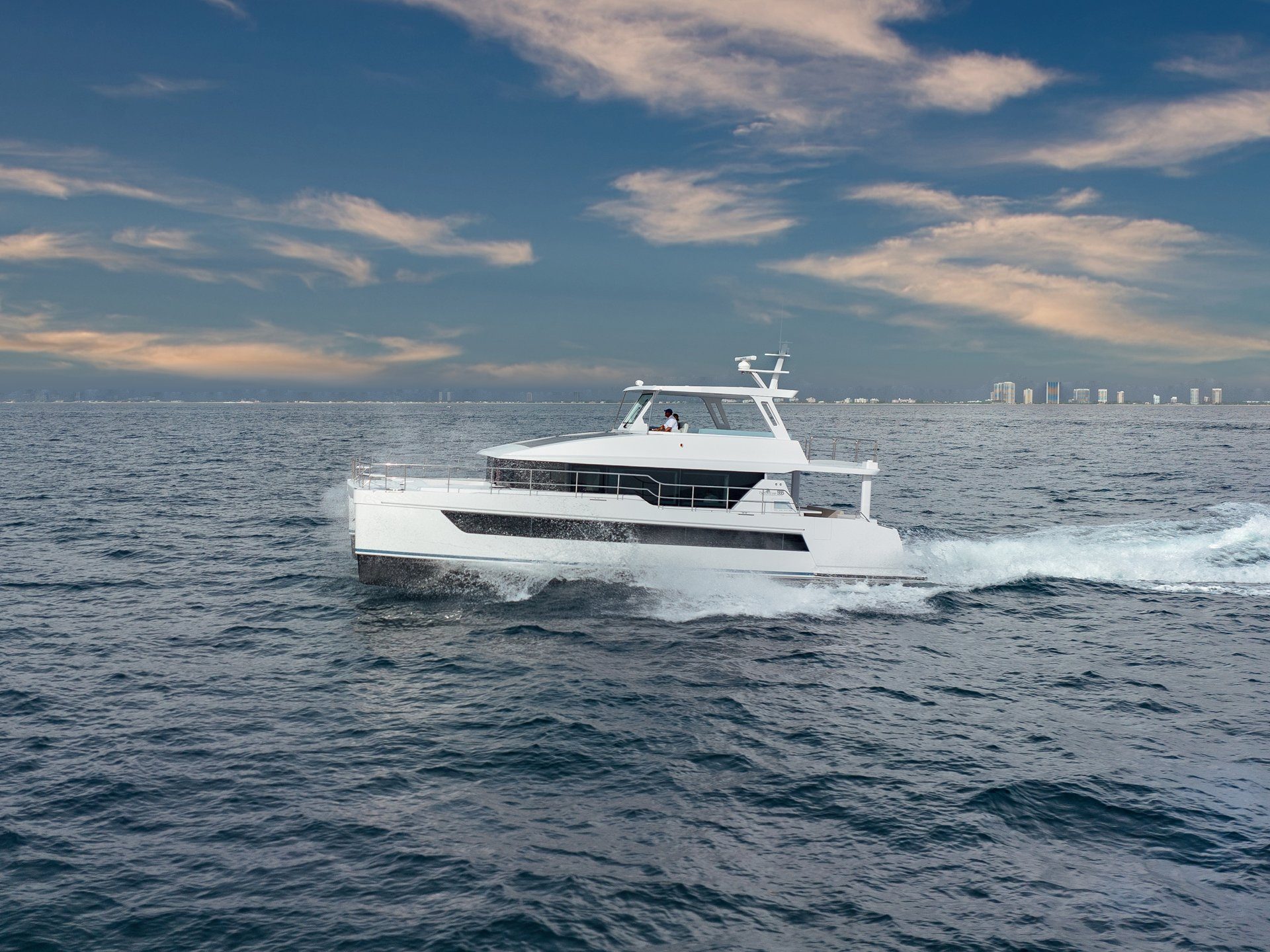 Two Oceans 555 Power Catamaran motor yacht exterior