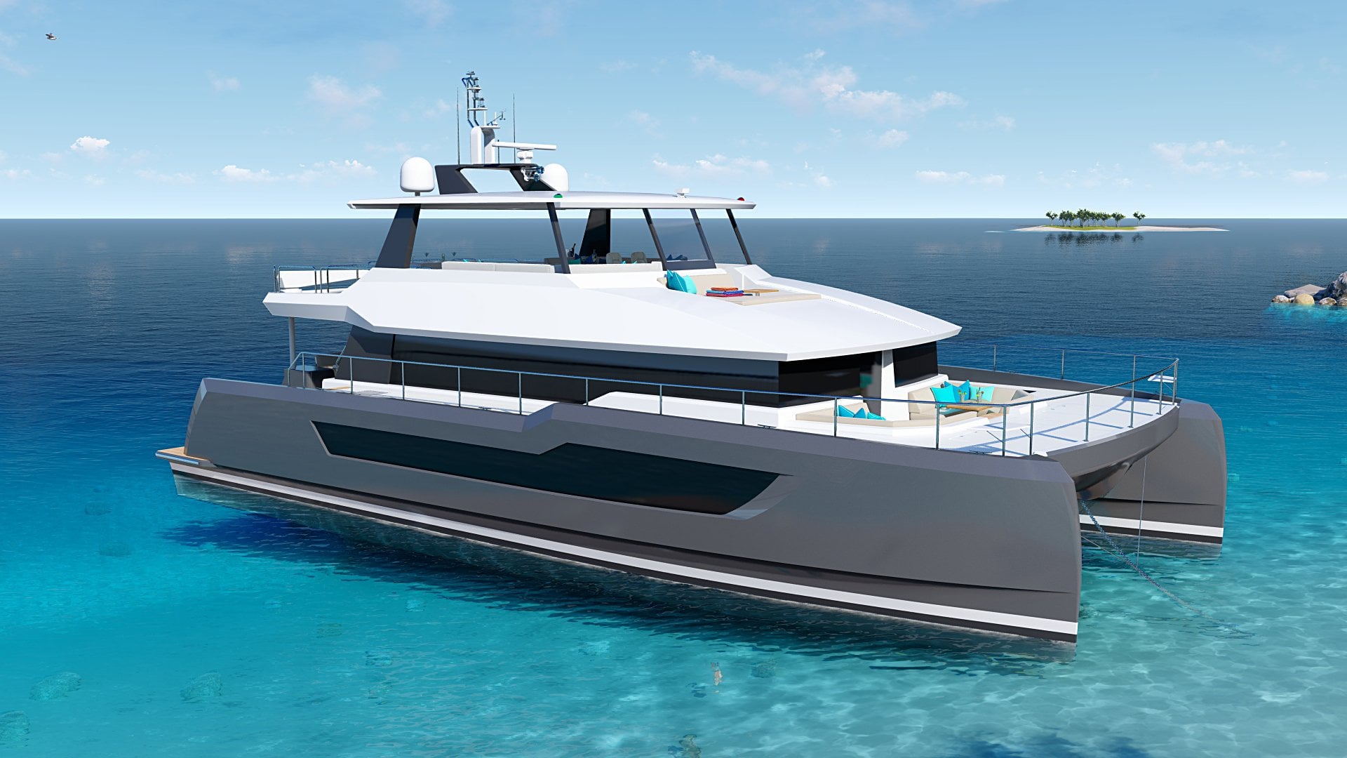 Two Oceans 675 Power Catamaran - HM-Cat-02-Beach-Exterior-Test-03-2K_10
