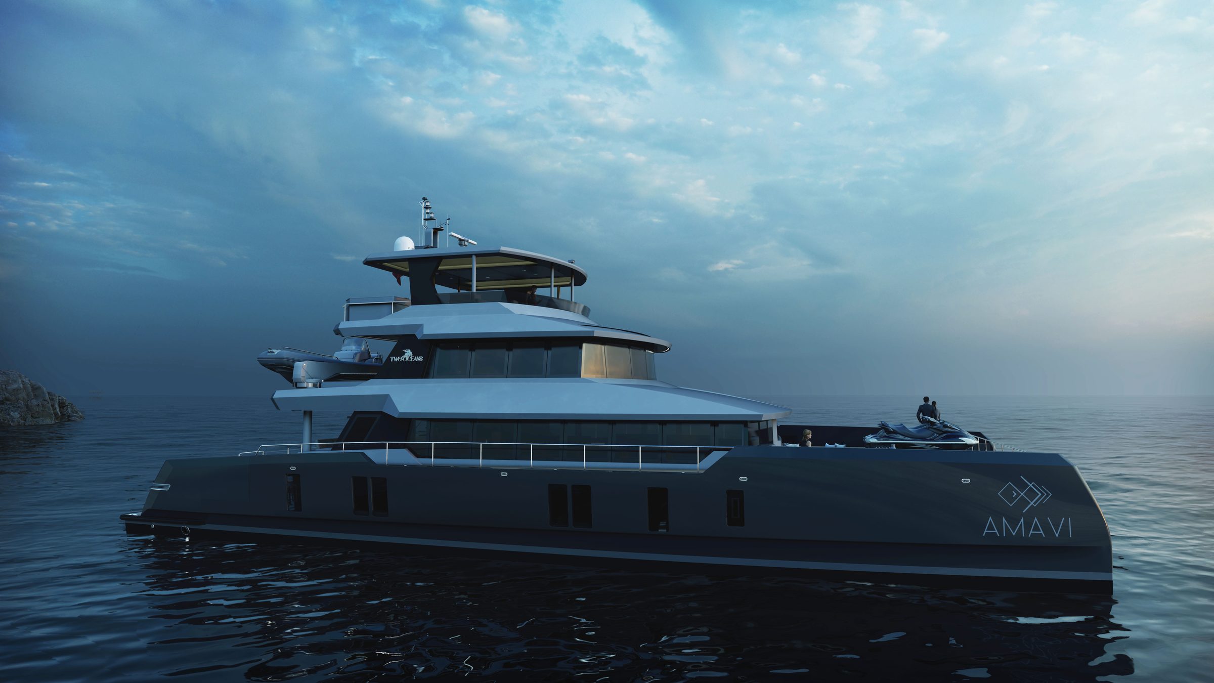 Two Oceans 870 Power Catamaran - TO-Cat-01-E-25