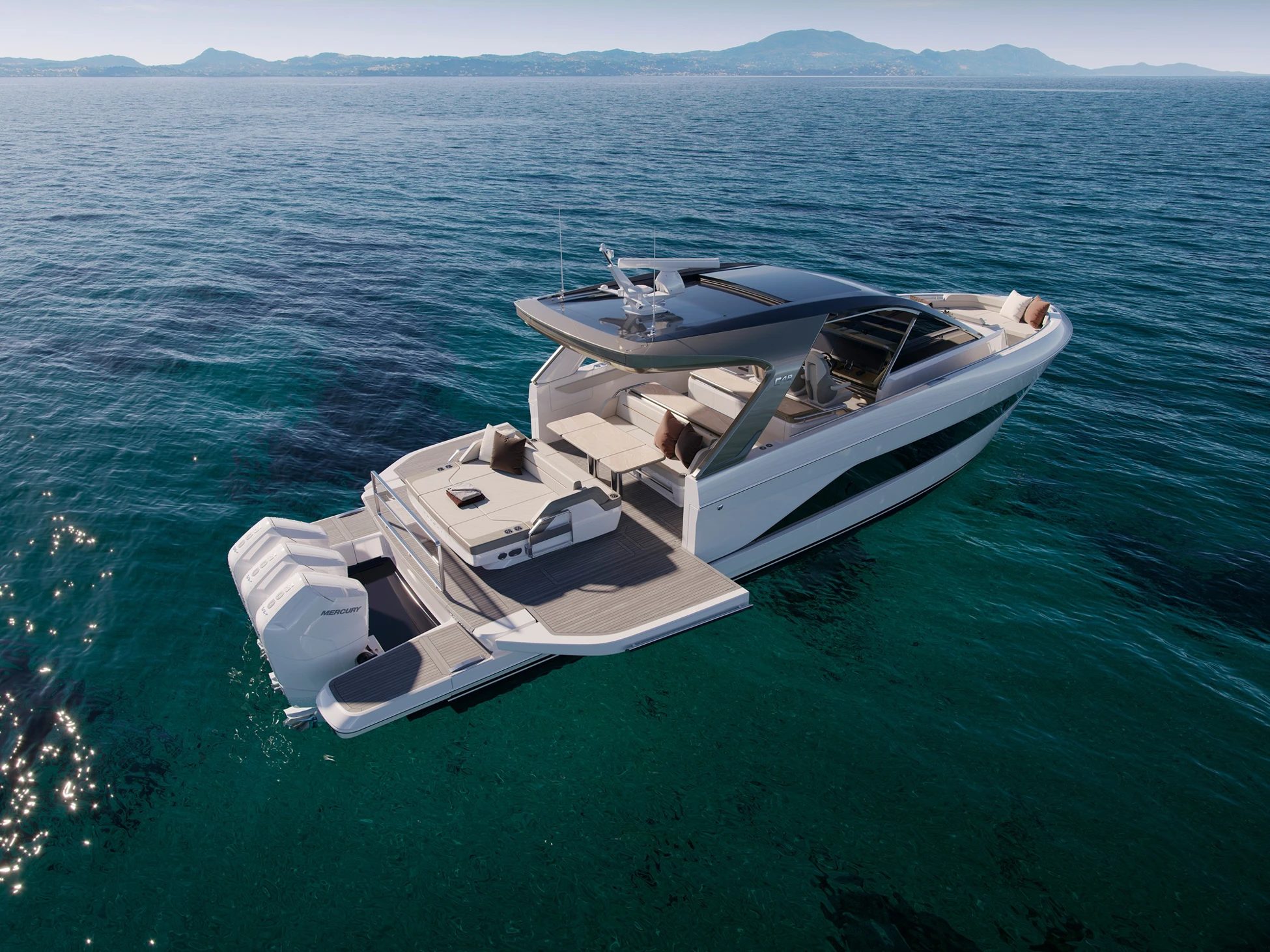 Princess C48 Open - c48-open-exterior-cgi-static-new-radar.webp