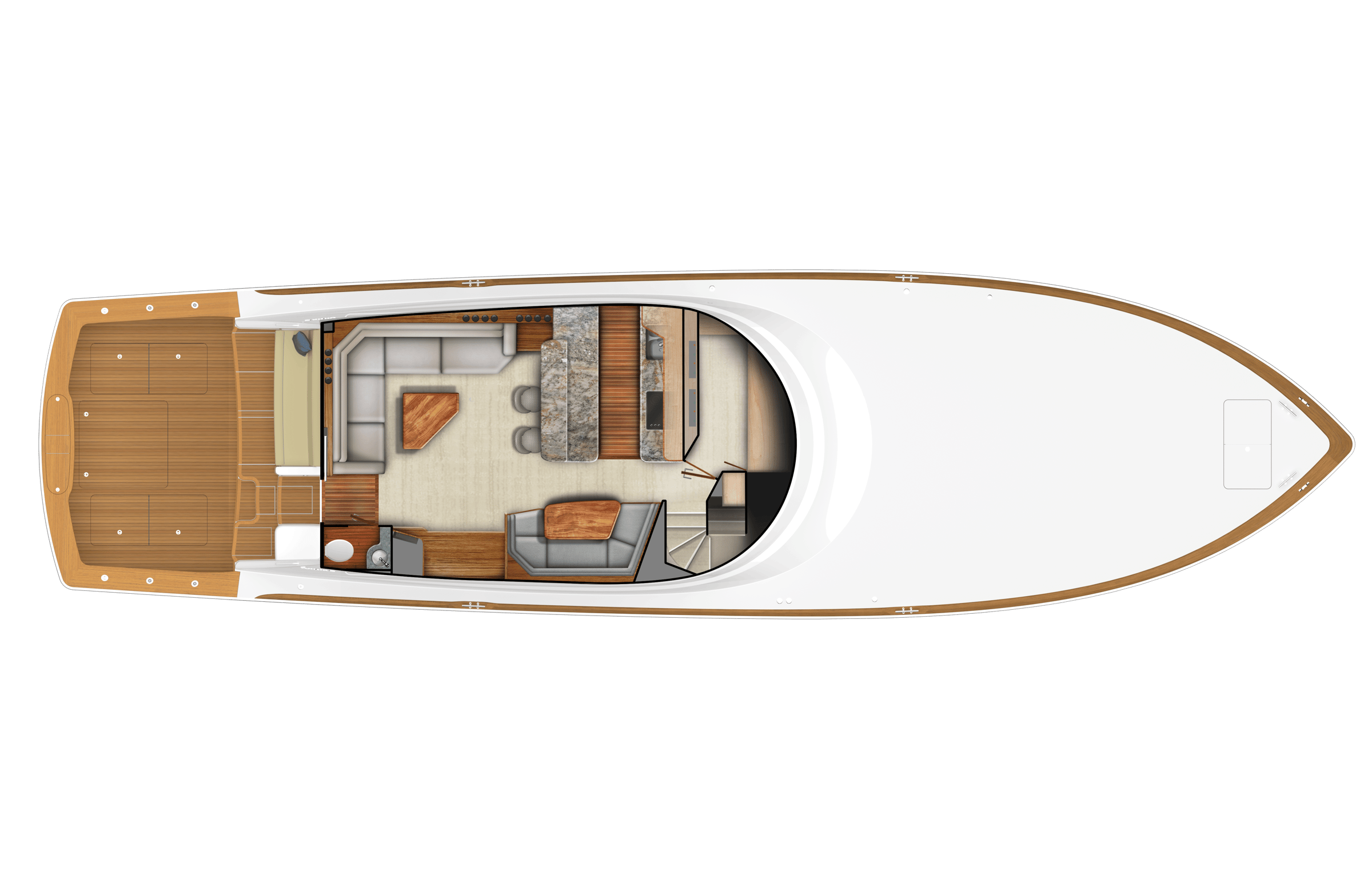 Viking 70 Convertible - 70C Accomm Salon FLAT 02.png