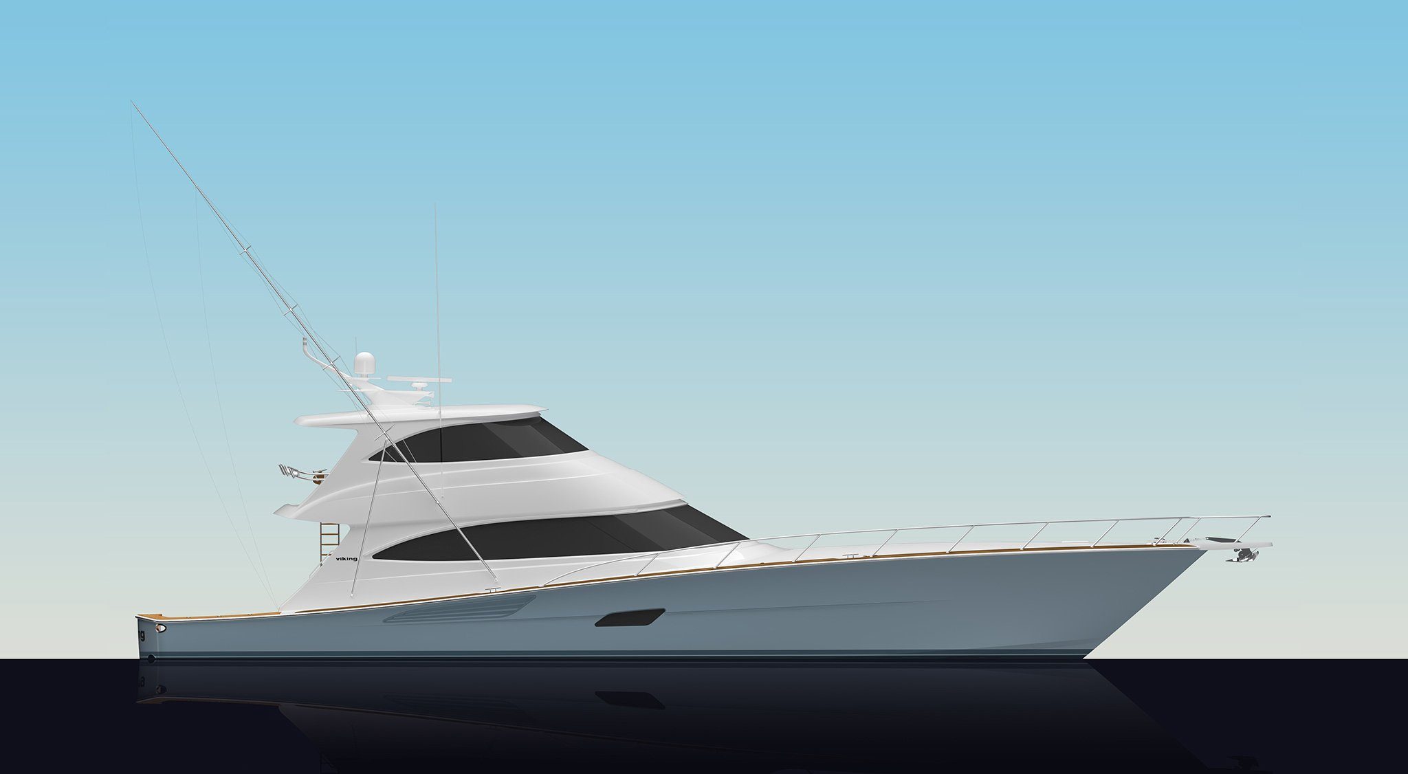 Viking 82 Enclosed Bridge motor yacht exterior