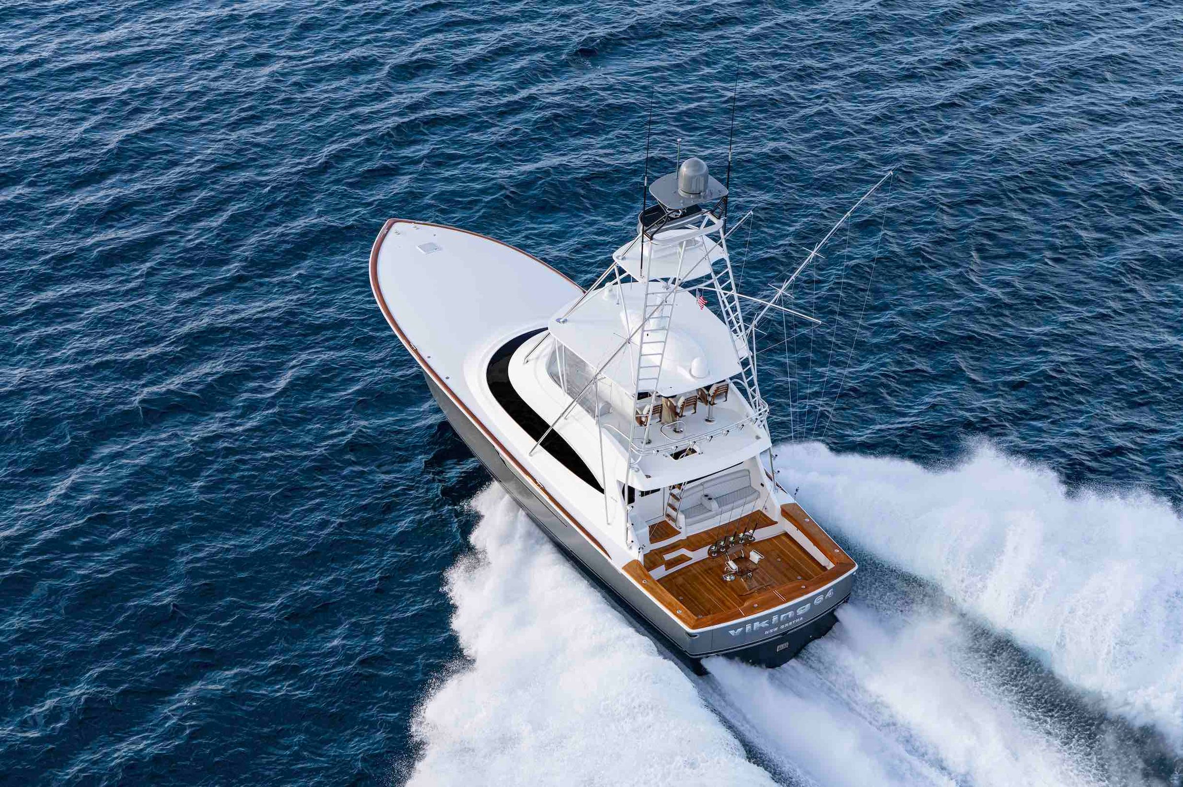 Viking 64 Open Bridge - Viking-64C-Aerial-Profile-2