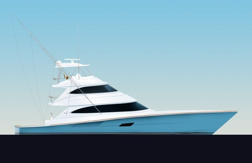 Viking 90 Sky Bridge motor yacht exterior