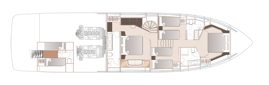 Princess S72 - s72-layout-lower-deck-v2