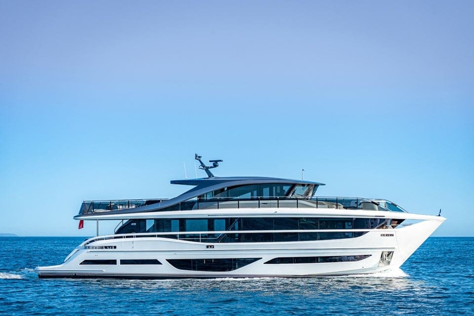 Princess X95 Vista motor yacht exterior