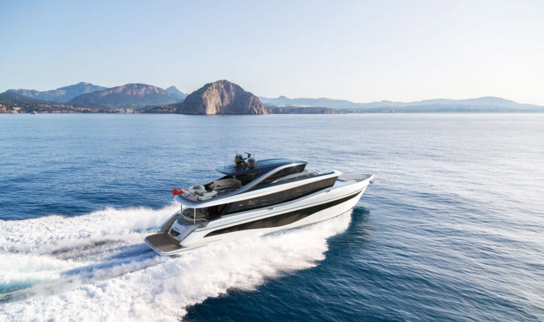 Princess X80 motor yacht exterior