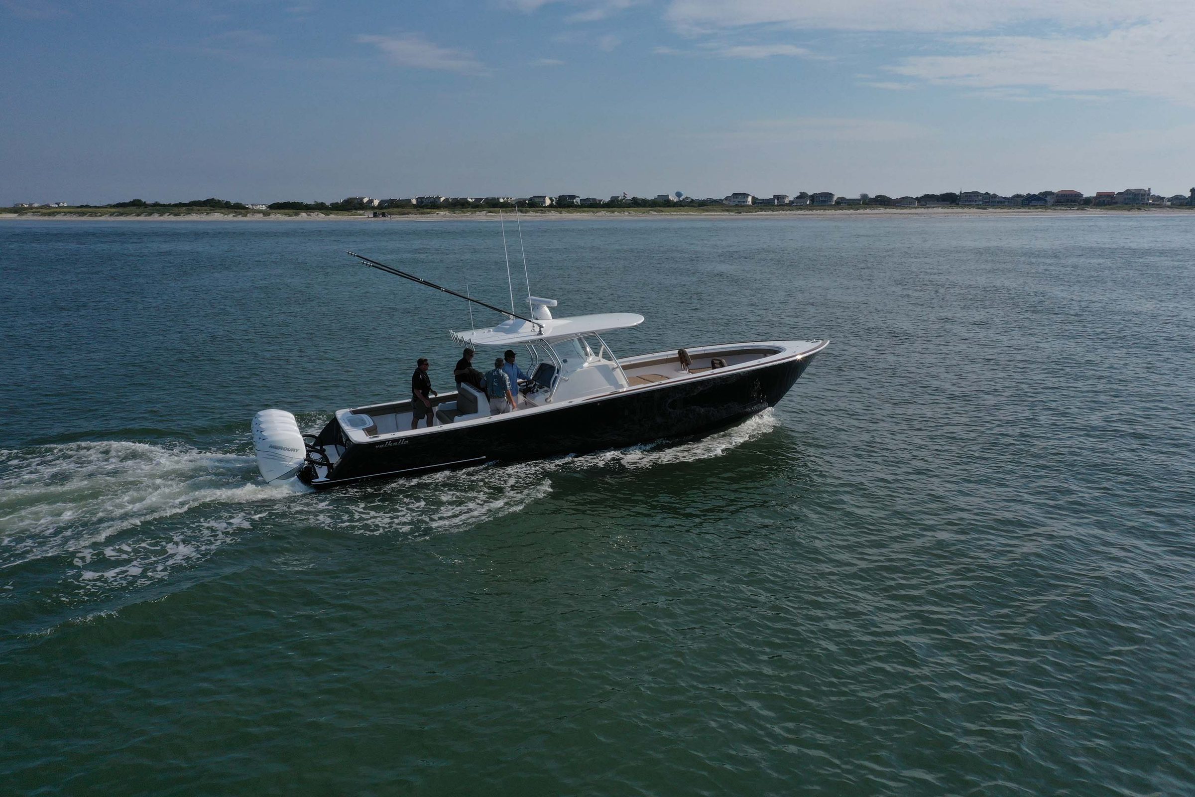Valhalla Boatworks V-41 motor yacht exterior