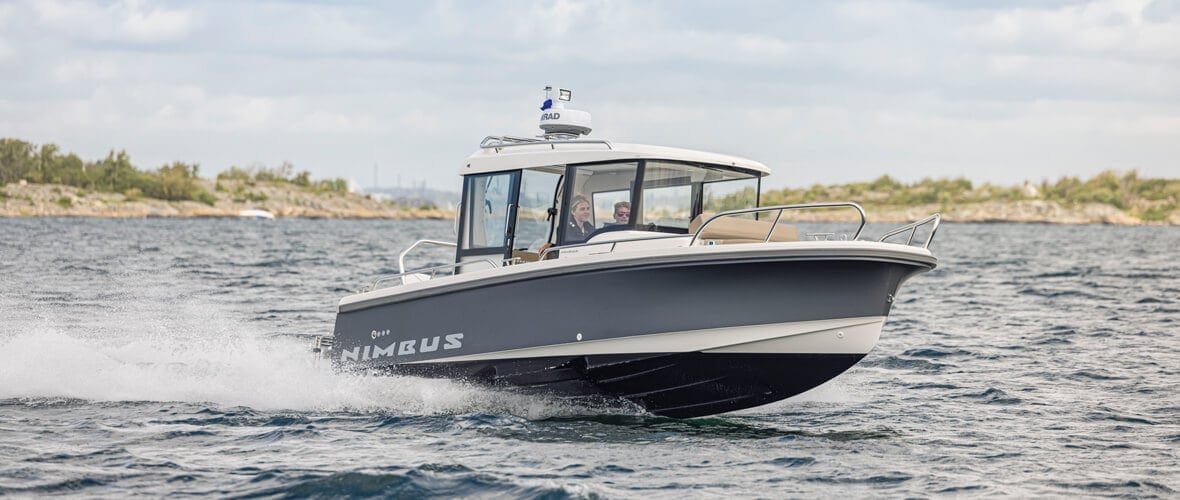 Nimbus C8 motor yacht exterior