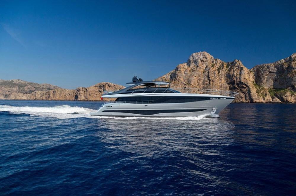 Princess Y95 motor yacht exterior