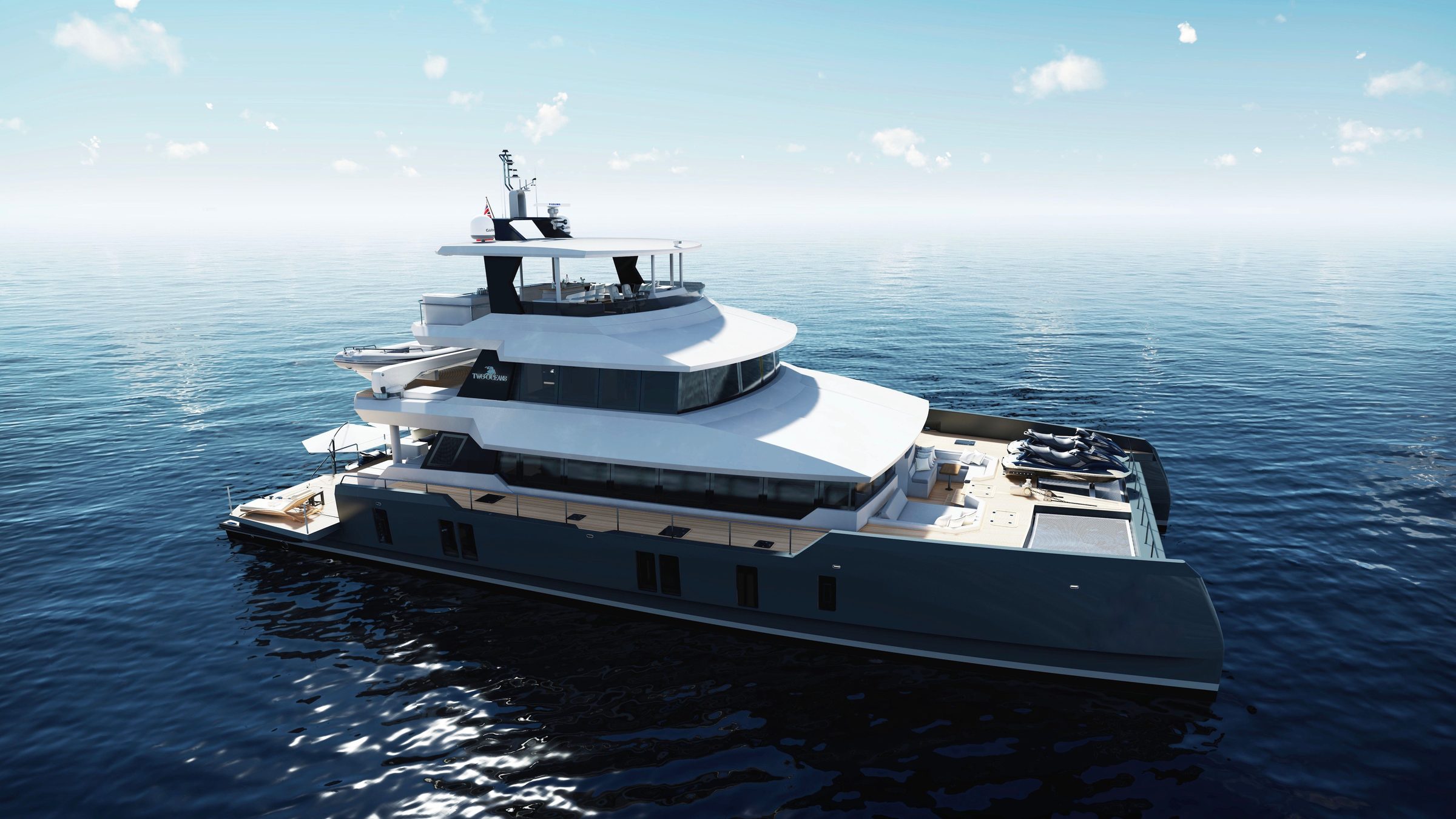 Two Oceans 870 Power Catamaran motor yacht exterior