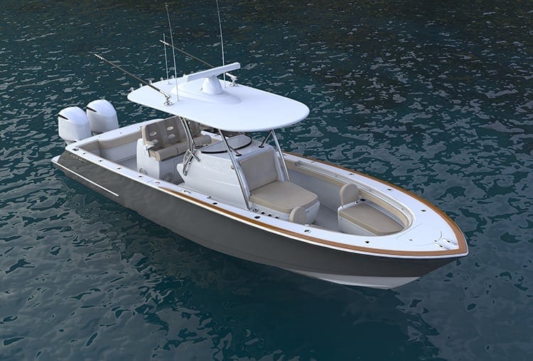 Valhalla Boatworks V-33 motor yacht exterior