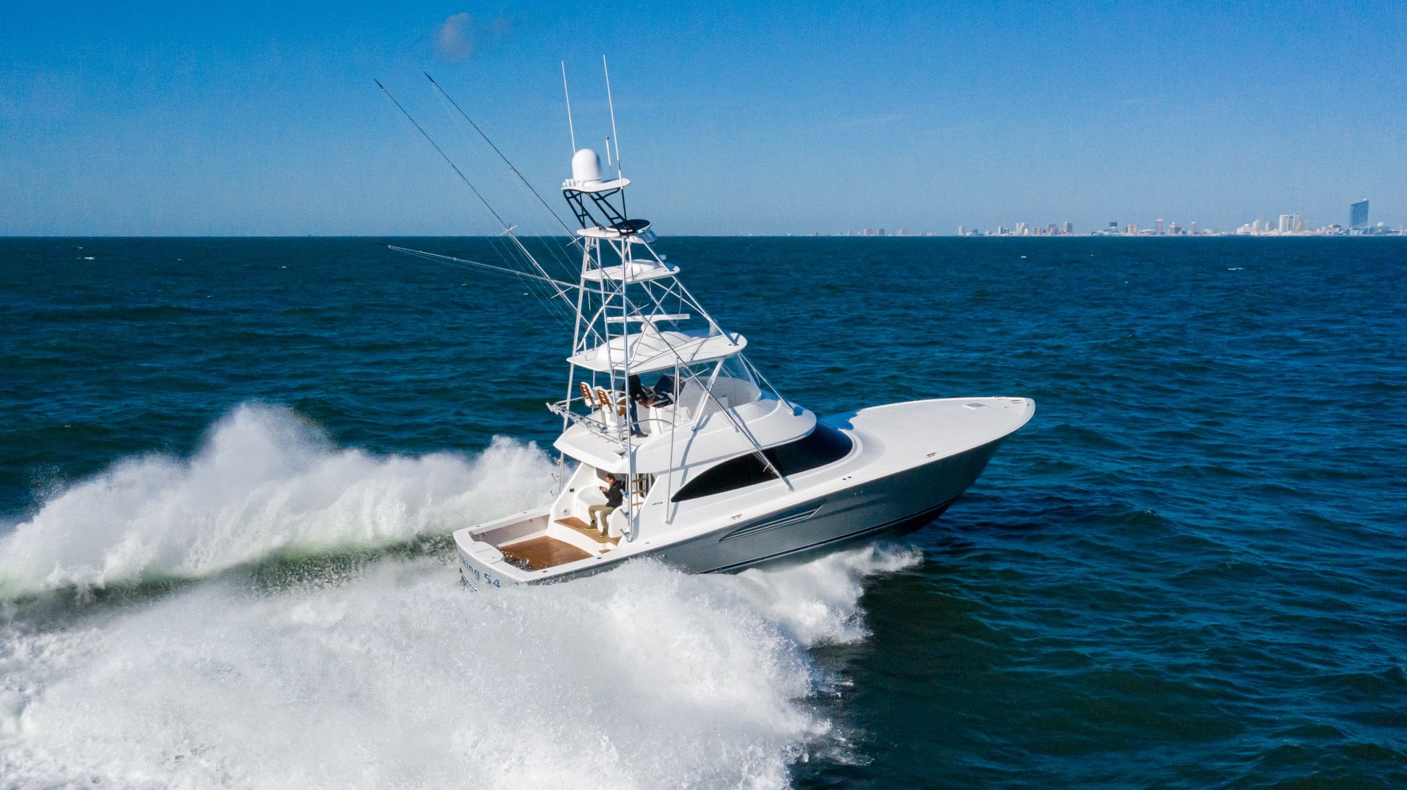 Viking 54 Open Bridge motor yacht exterior