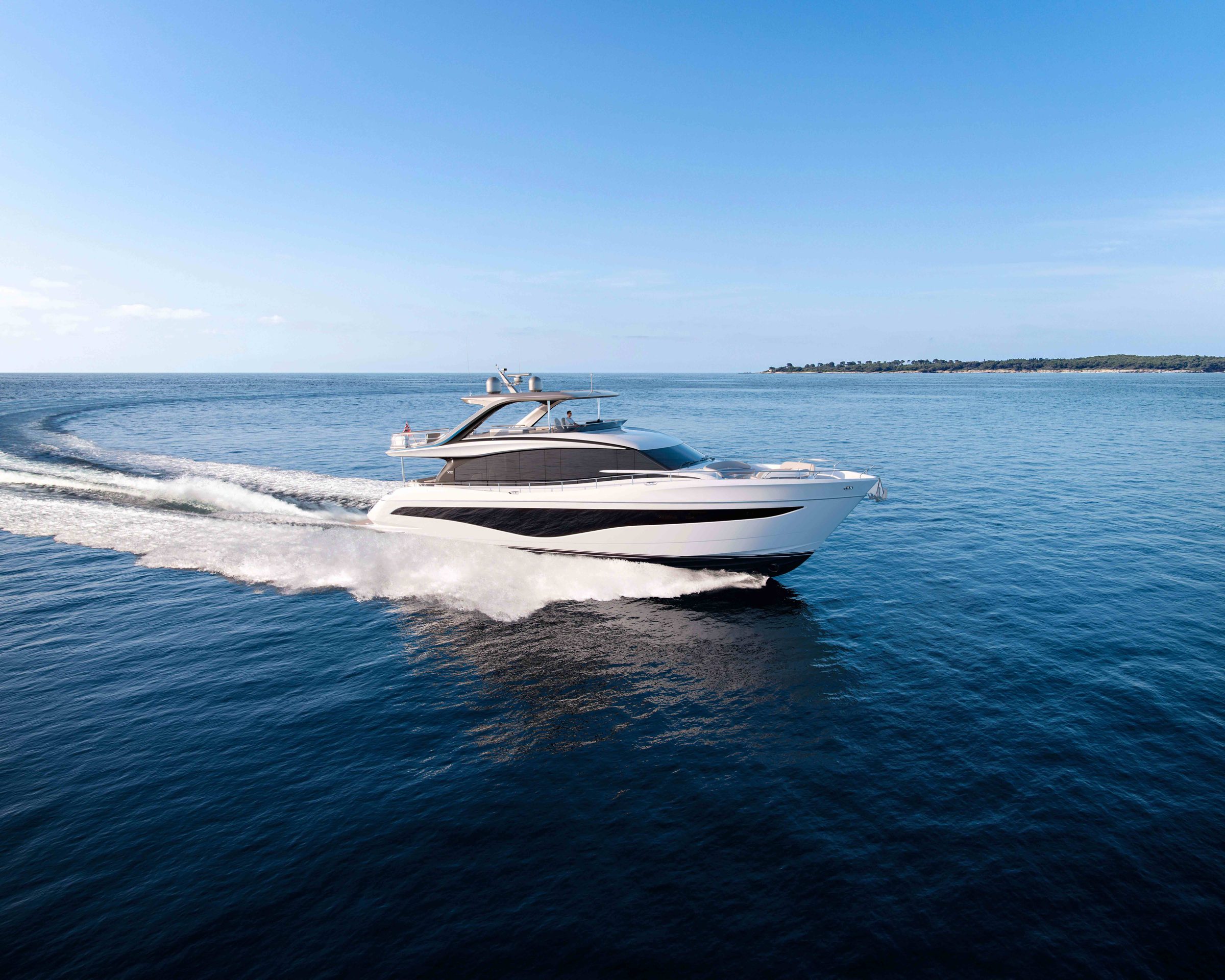 Princess Y80 motor yacht exterior