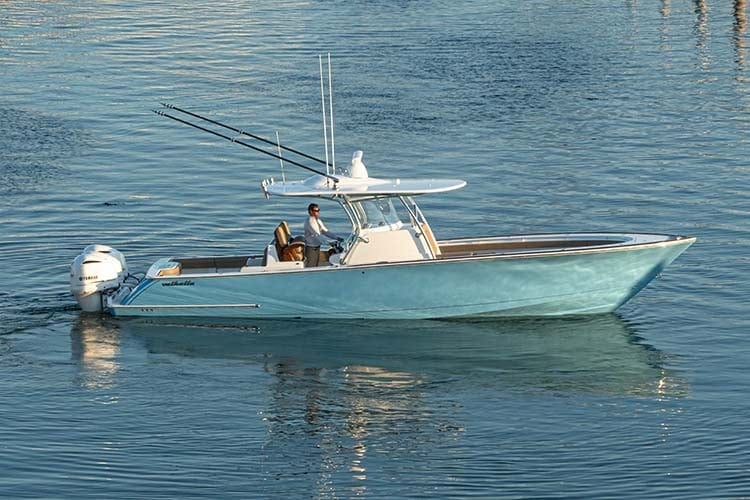 Valhalla Boatworks V-37 motor yacht exterior