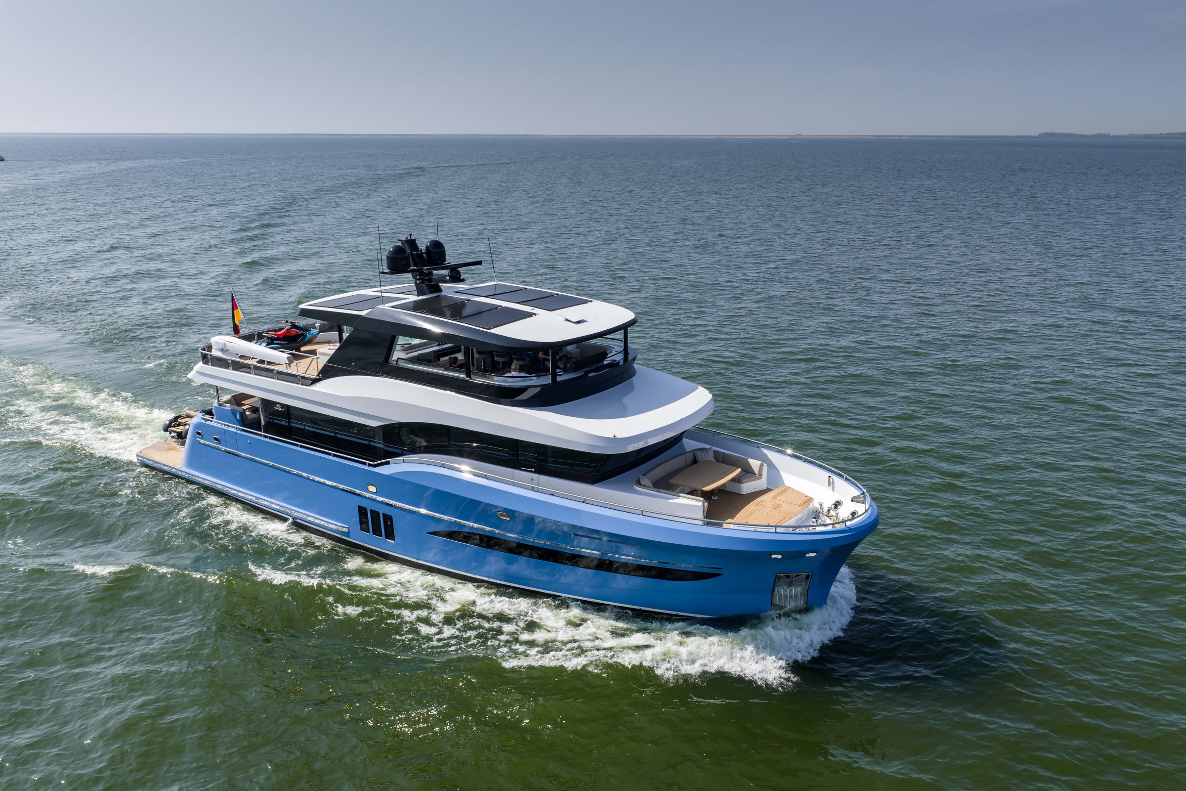 Steeler Yachts cruising