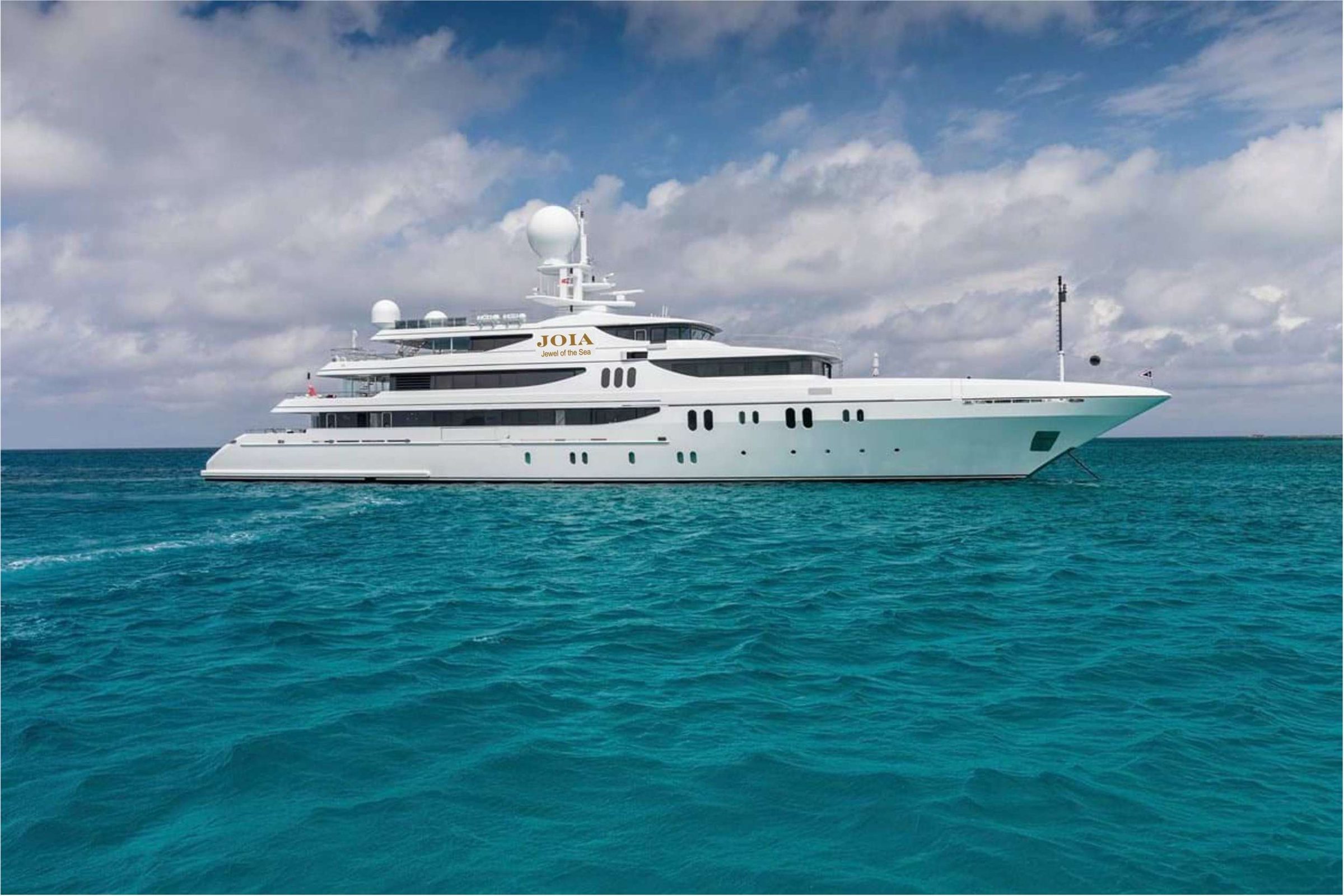 JOIA The Crown Jewel is in the final stages of a 9 month Refit at a cost of over $5m USD, designed to deliver her into the Charter Market as one of the most exciting opportunities currently available in her range Despite the investment made and the natural differences with other equivalent but older yachts, the owner has decided to keep her previous Charter Rate from previous years, for any bookings during 2026 Season She will be leaving for the Med mid-June 2026, and be available for Charter from the end of that month onwards Whilst actual pictures of the interior of the Vessel are not currently available due to still being under construction, the following shows how she will look and the investment made