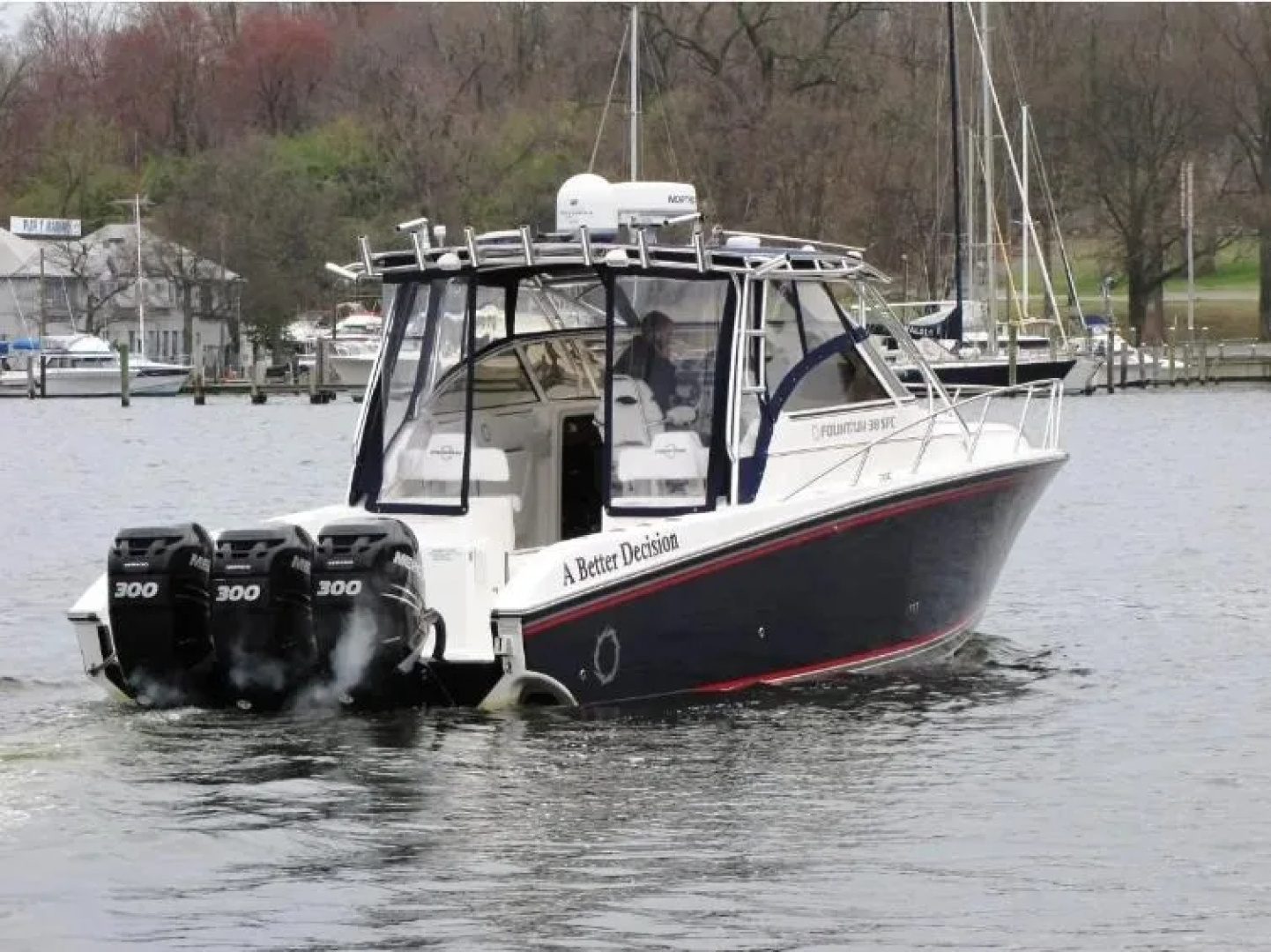 2008 Fountain 38 Sportfish Cruiser OB - photo 2