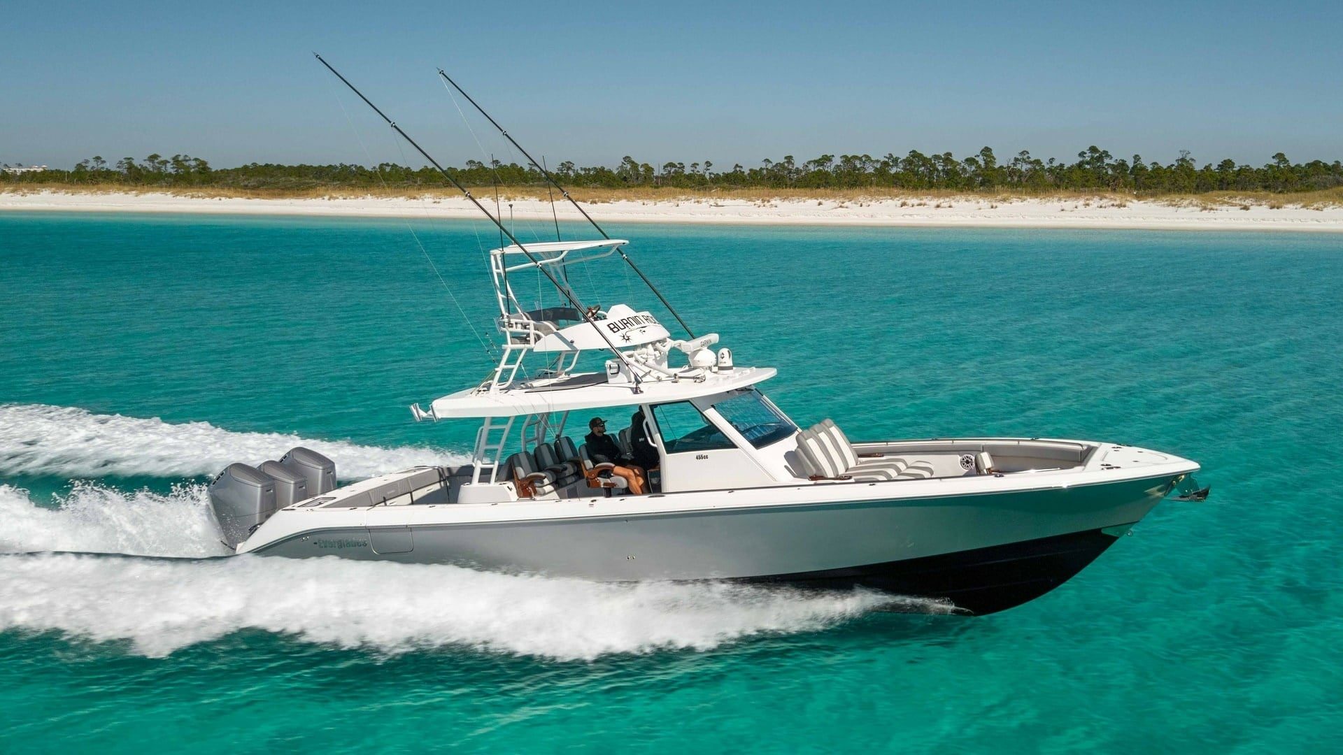 2024 Everglades 455 Center Console "Burning Rods" - photo 1