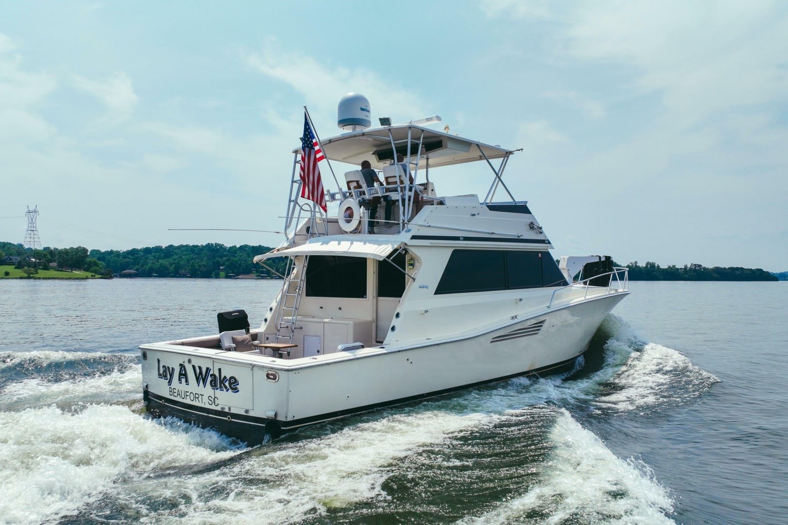 1990 Viking 53 Convertible "Lay A Wake" - photo 2